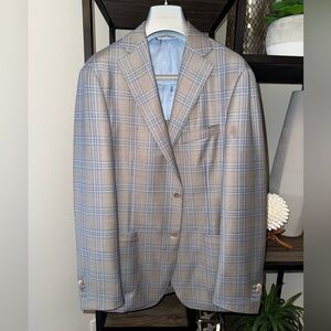Samuelsohn Plaid Wool Sport Coat
